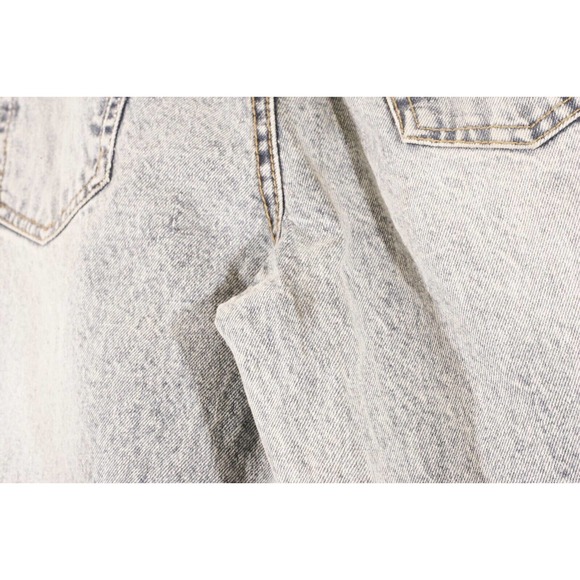 Nasty Gal Collection Acid Wash Ankle Slit Mom Style Denim Jeans US 1 - Picture 14 of 16